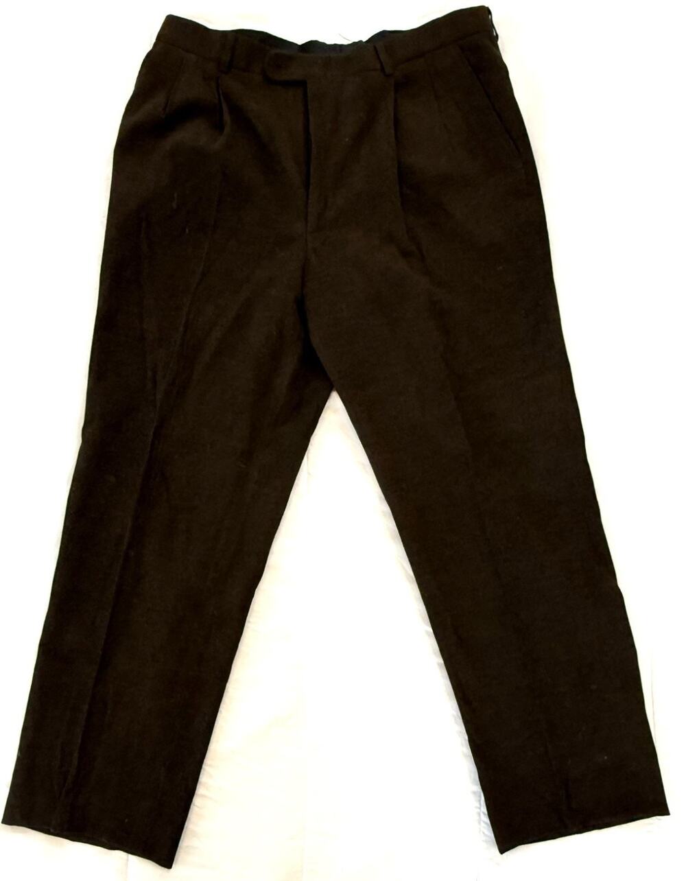 Linea Naturale Men's Brown Pants Made in Italy SZ 38 / 31 70%Viscose 30%Poly